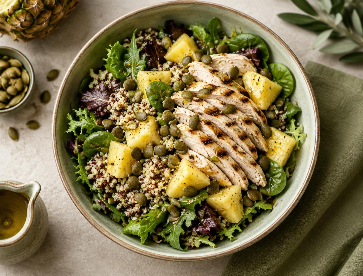 Opção 3 · Saladão com quinoa e frango